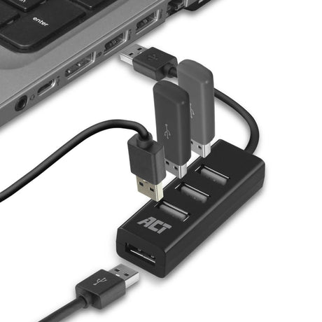Koncentrator USB Act ac6205 czarny