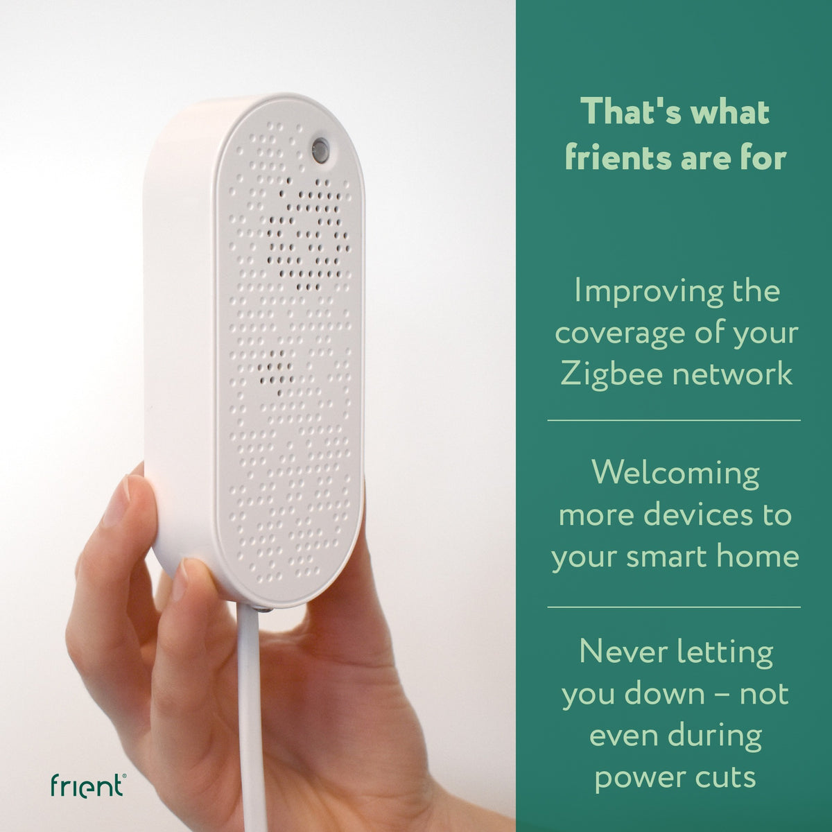 Frient Zigbee Range Extender EU Mesh Access Point (biały, zigbee 3.0)
