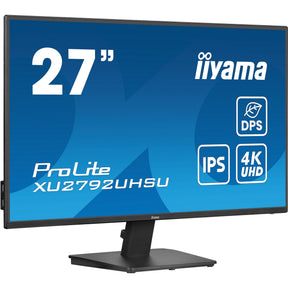Monitor Iiyama prolite xu2792uhsu-b6 27 4k UHD (czarny, hdmi, display port, 3x usb-a, usb-b, usb-c)