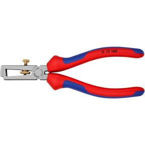 Szczypce do ściągania izolacji Knipex polerowane komfortowe 160 mm (czerwony niebieski)