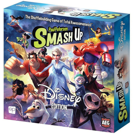 Gra karciana Disney European Player Network Smash Up: Edition (angielski, 2 graczy, 30–45 minut, od 14 lat)