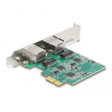 Delock karta pci express x1 do karty sieciowej 2 x rj45 2.5 gigabit lan rtl8125