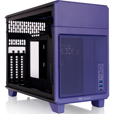 Obudowa mini tower Thermaltake tr100 future dusk (fioletowa | 2x USB-A | 1x USB-C)