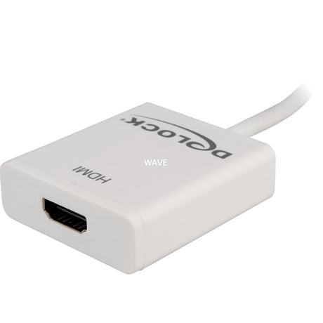 Delock mini displayport > adapter HDMI (biały, 0,2 metra, 4k)