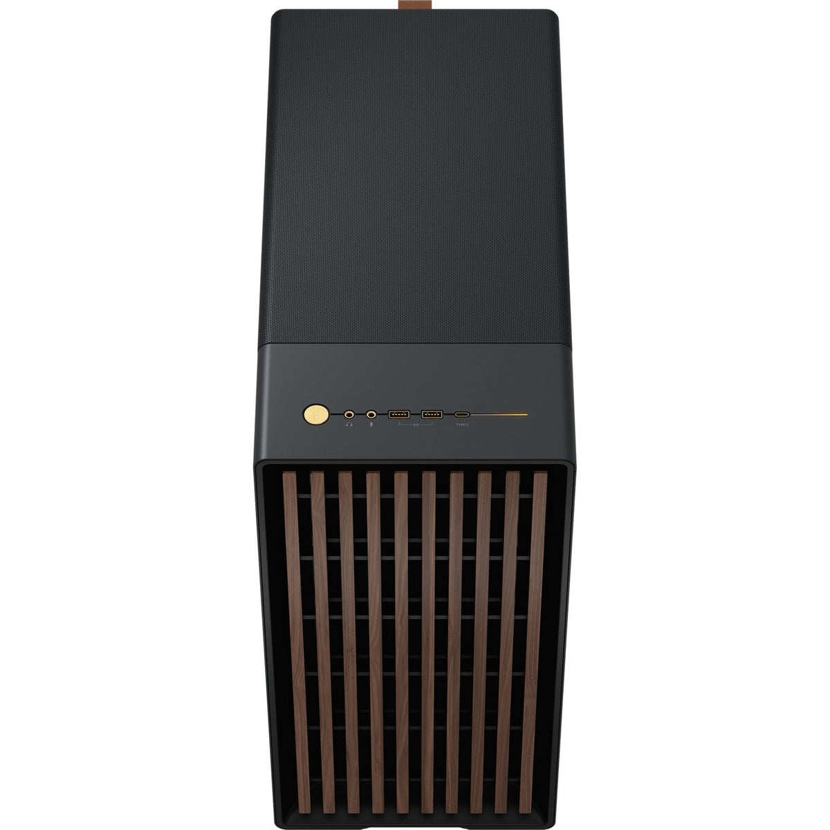 Obudowa North Midi Tower o konstrukcji fraktalnej (kolor czarnego drewna | 2x USB-A | 1x USB-C)