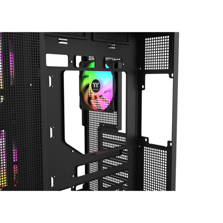 Obudowa Thermaltake View 380 XL WS ARGB MIDI Tower (kolor czarnego drewna | 2x USB-A | 1x USB-C | RGB | szkło hartowane)