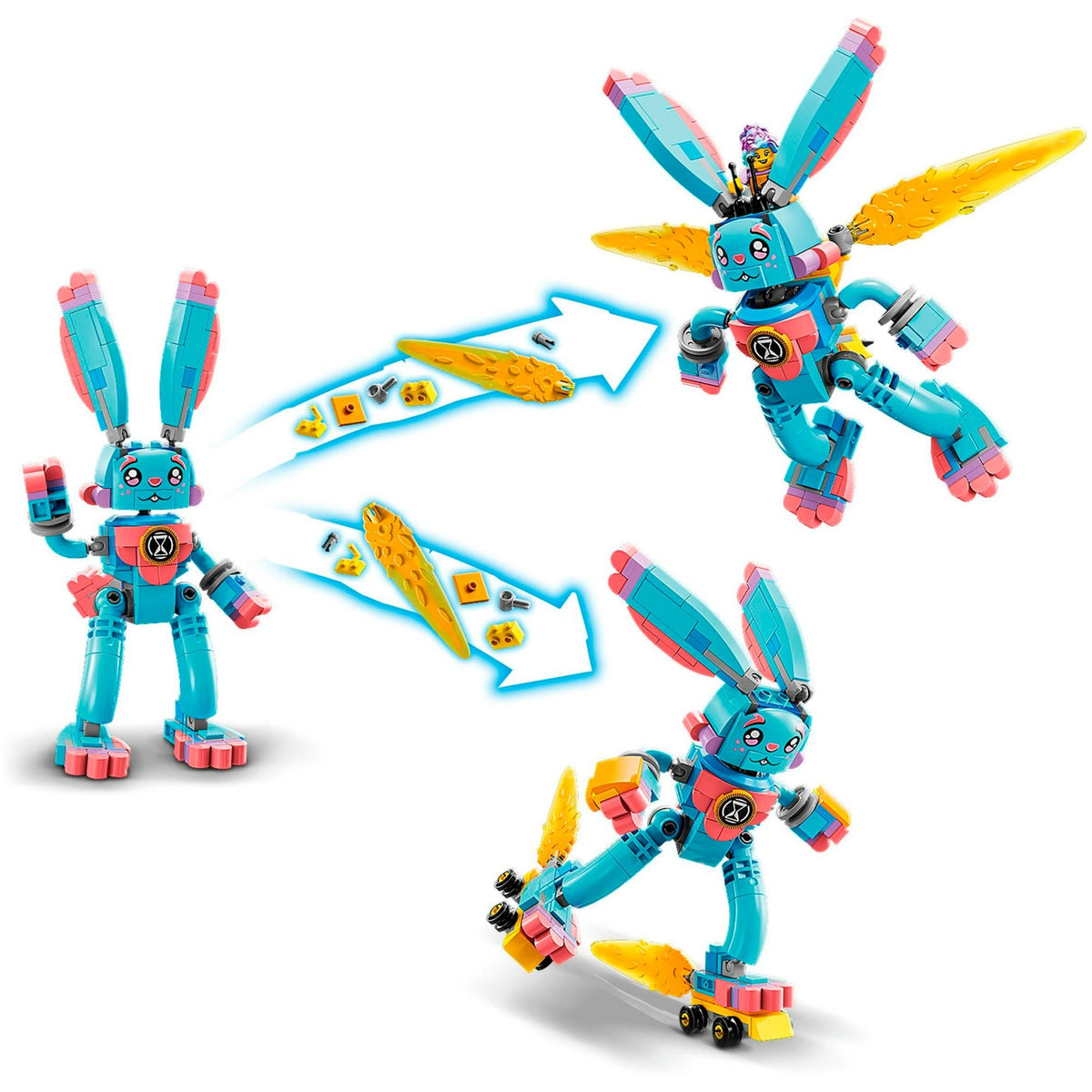 Lego dreamzzz - zabawka konstrukcyjna-królik izzie i bukietu (71453)