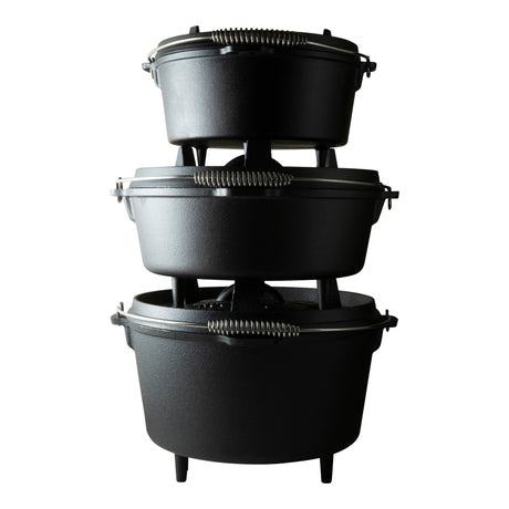 Patelnia do gotowania The Windmill Dutch Oven 4,5 qt (czarna, ø 25,5 cm | 3,8 litra)
