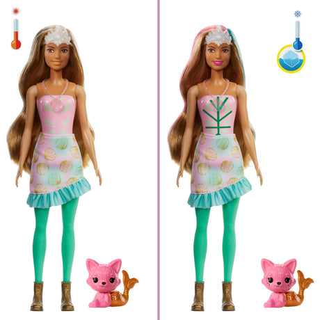 Barbie ujawnia kolory - lalka syrenka w stylu fantasy