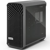 Fractal design torrent grey tg jasna odcień obudowy midi tower (szary | 2x USB-A | 1x USB-C | szkło hartowane)