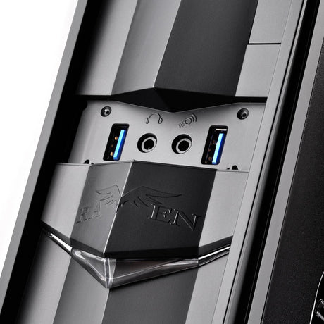 Obudowa biurkowa Silverstone sst-rvz02b-w z zestawem okiennym (czarna | 2x USB-A | okienko)