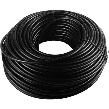 Kabel sieciowy Goobay kat.6 u utp, zewnętrzny (czarny, 100 metrów)