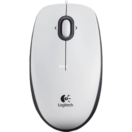 Mysz optyczna USB Logitech B100 dla biznesu (biała, 800 dpi)
