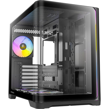 Obudowa midi tower Antec c5 curve argb (czarna | 2x USB-A | 1x USB-C | szkło hartowane)