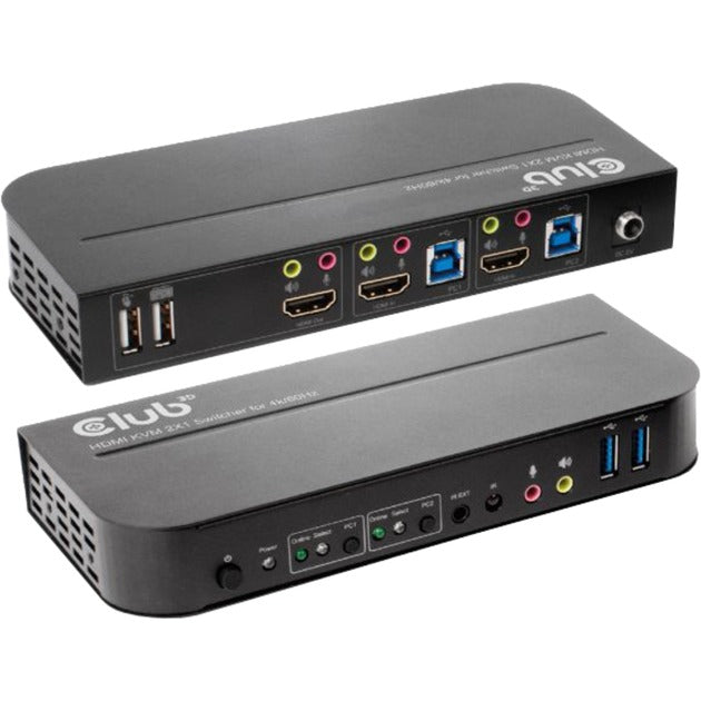 Przełącznik kvm Club 3d CSV-1382
