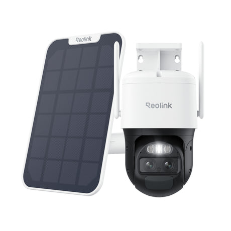 Kamera bezpieczeństwa Reolink Trackmix G770 + Solar Panel 2 (biało-czarna, 4K 8MP UHD, 4G LTE, w tym panel słoneczny)