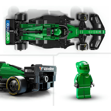 Zestaw Lego Speed Champions Aston Martin Aramco F1 AMR24 Samochód wyścigowy – 77245