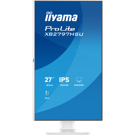 Monitor Iiyama prolite xb2797hsu-w1 27 (biały (matowy), 120 Hz, HDMI, Display Port, USB, audio)