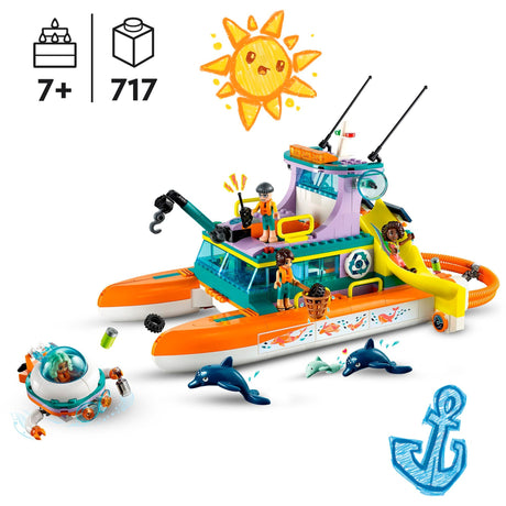 Lego friends - zabawka konstrukcyjna łodzi ratunkowej (41734)
