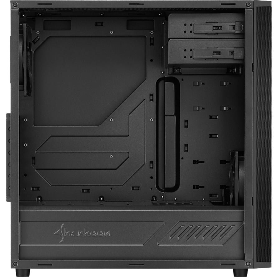 Obudowa midi tower Sharkoon m25-v (czarna | 2x USB-A)