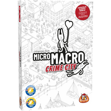 Gry białego goblina micromacro: gra planszowa o mieście przestępczym (holenderski, 1–4 graczy, 15–45 minut, od 12 lat)