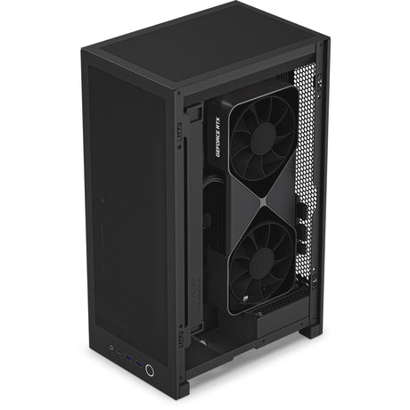 Obudowa Nzxt h2 flow mini tower (czarna | 2x USB-A | 1x USB-C | szkło hartowane)