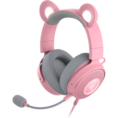 Nauszny zestaw słuchawkowy do gier Razer Kraken Kitty V2 Pro RGB (różowy)