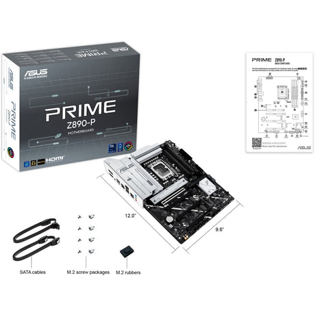 Płyta główna Asus Prime Z890-P z gniazdem Socket 1851 (RAID, 2,5 GB-LAN, dźwięk, ATX)