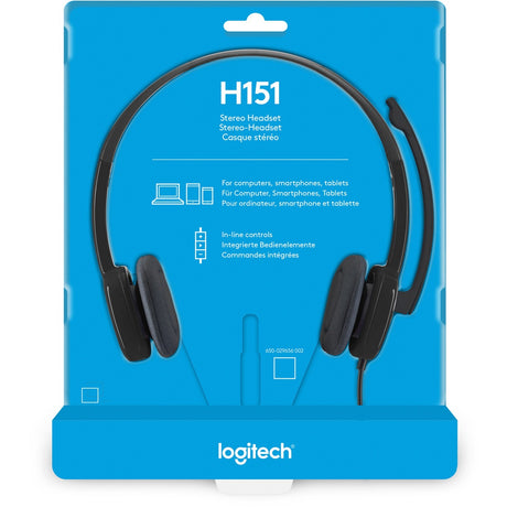 Zestaw słuchawkowy Logitech 981-000589 czarny