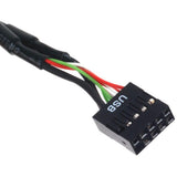 Silverstone g11303050-rt, adapter USB 2.0 (wewnętrzny) 9-pinowy > USB 3.0 (wewnętrzny) 19-pinowy (czarny)