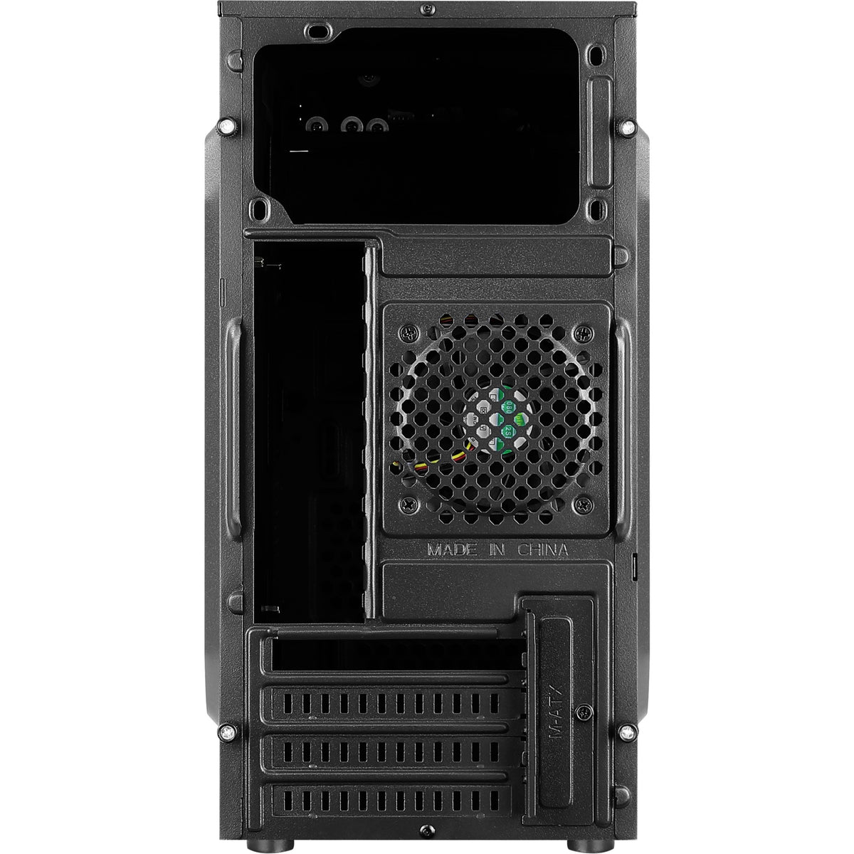 Obudowa typu mini tower Aerocool CS-103 (czarna | 3x USB-A)