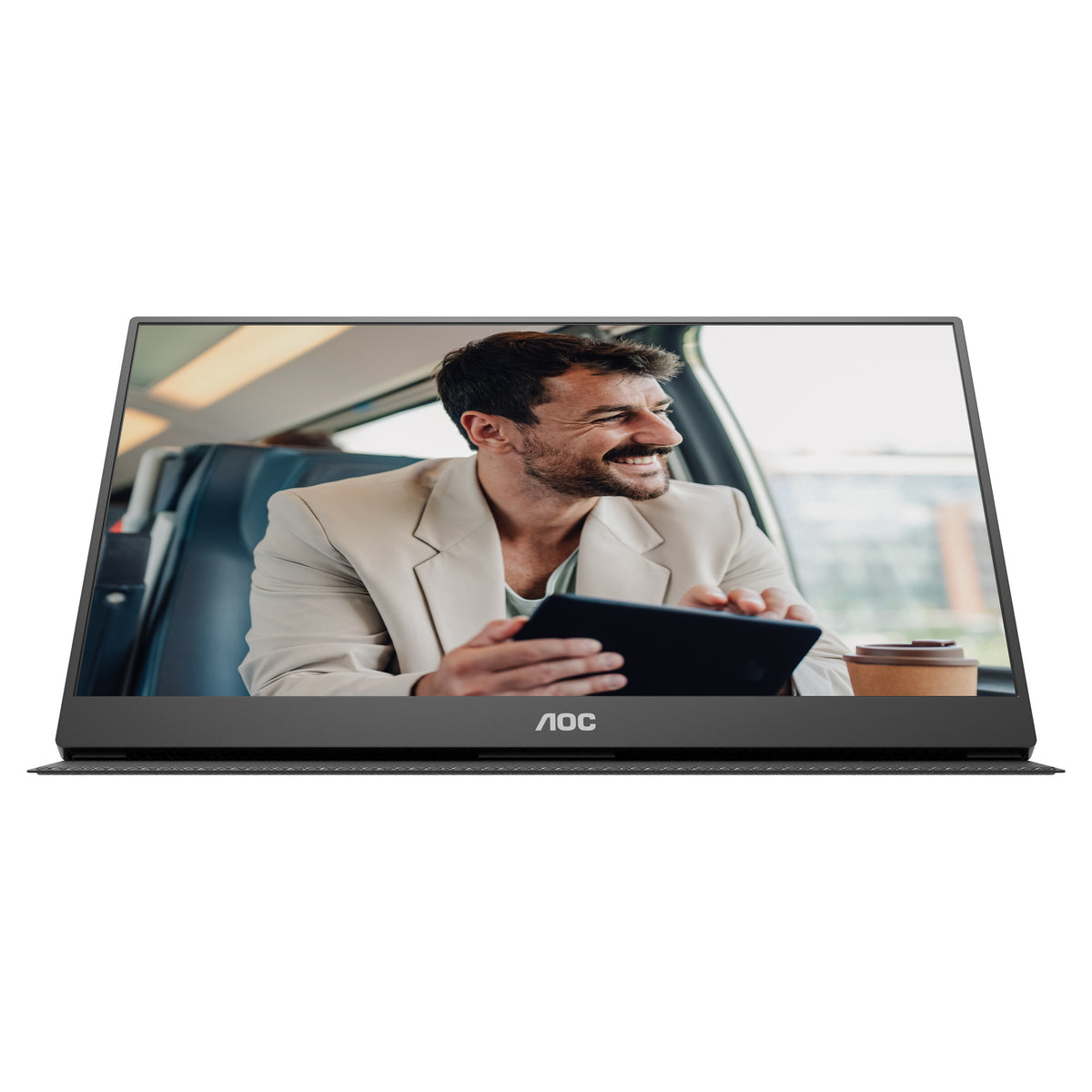 Monitor Aoc 16t20e2 15.6 (czarny, 1x mini HDMI, 1x USB-C, audio)