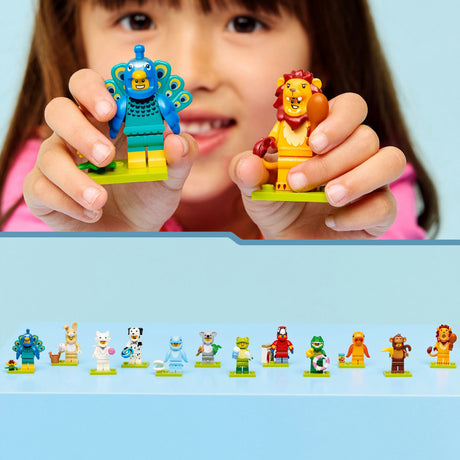 Minifigurki Lego - seria 28: zabawka do budowania kostiumów zwierząt (71051)