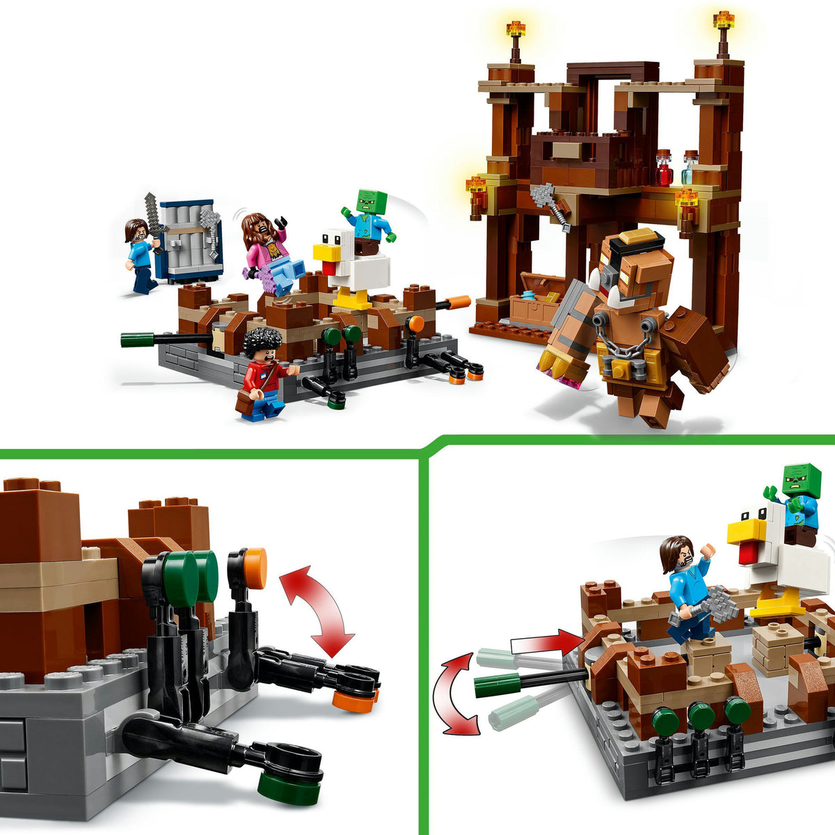 Lego Minecraft arena w leśnej rezydencji - 21272