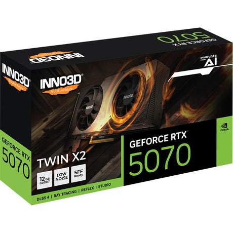Karta graficzna Inno3d geforce rtx 5070 twin x2 (dlss 4, 3x display port, 1x hdmi 2.1)