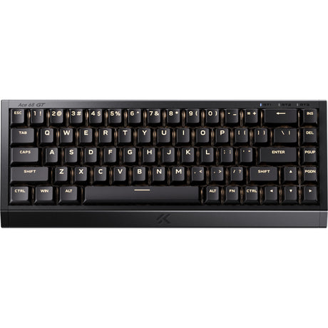 Mchose ace 68 gt full-aluminum esports hall effect keyboard (zwart, us lay-out (qwerty), mount tai pink gt he, 65%, 16k, rgb, hot swap, usb-c, hall effect sensor)