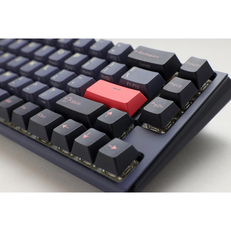 Klawiatura mechaniczna Ducky one 3 cosmic blue SF RGB (ciemnoniebieski, układ US (Qwerty), wiśniowy MX brązowy, 65%, diody LED RGB, double-shot PBT, możliwość wymiany podczas pracy, mechanika Quack)
