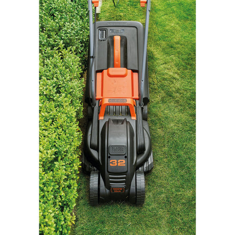 Kosiarka Black+decker 1000w 32cm + podkaszarka do trawy 250w (czarny pomarańczowy, trawniki do 250m²)