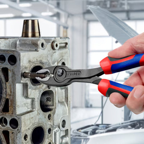Szczypce Knipex z uchwytem przednim | długość 200 mm | polerowane wielokomponentowe osłony | czarny fosforanowany | 1 sztuka - 82 02 200 - 82 02 200