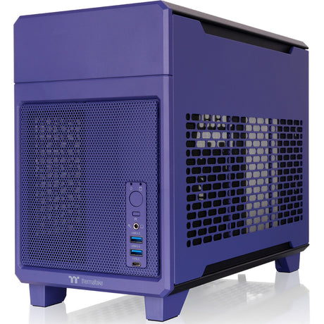 Obudowa mini tower Thermaltake tr100 future dusk (fioletowa | 2x USB-A | 1x USB-C)