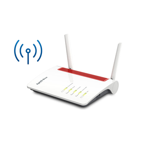 Fritz! router międzynarodowy box 6850 4g edycja (biały czerwony, mesh Wi-Fi, 4g 3g)