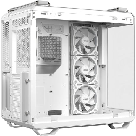 Obudowa midi tower Asus tuf gaming gt502 horyzoncie argb (biała | 3x usb-a | 1x usb-c | szkło hartowane)