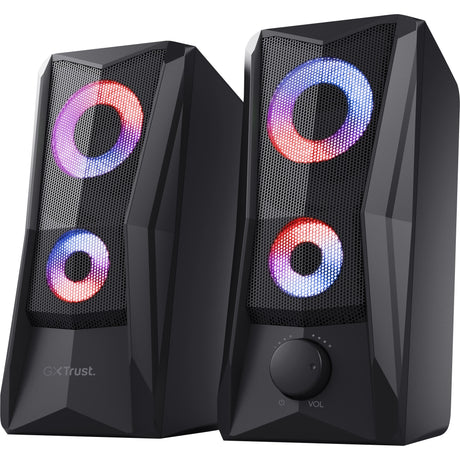 Zestaw głośników Trust GXT 606 JAVV RGB z podświetleniem 2.0 Głośnik do komputera (czarny)