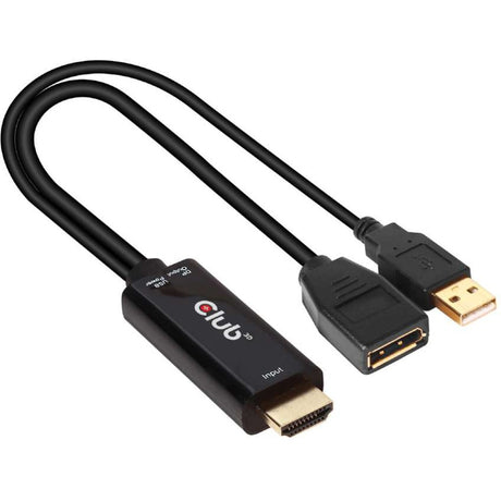 Aktywny adapter Club 3D HDMI na DisplayPort (0,25 m, 4K 60 Hz)