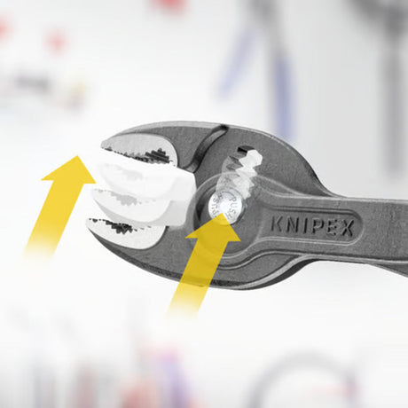 Szczypce Knipex z uchwytem przednim | długość 200 mm | polerowane wielokomponentowe osłony | czarny fosforanowany | 1 sztuka - 82 02 200 - 82 02 200