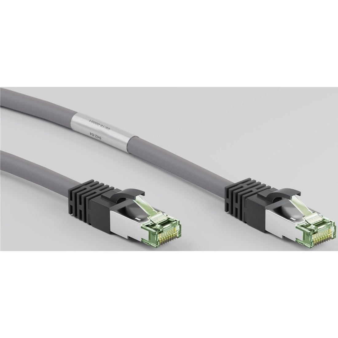Kabel sieciowy Goobay kat. 8.1 s ftp (szary, 0,25 m)