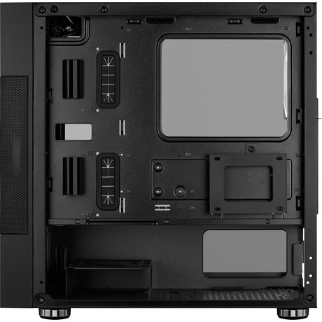 Obudowa mini tower Aerocool atomic v2 (czarna | 2x USB-A | okienko)