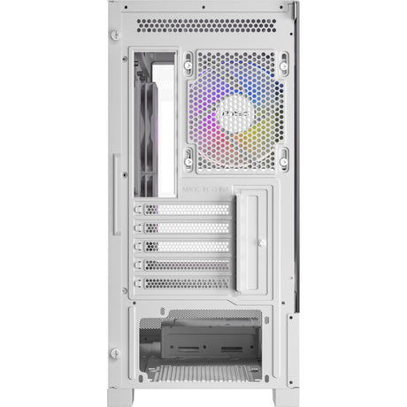 Obudowa mini tower Antec cx500m argb (biała | 2x USB-A | 1x USB-C | szkło hartowane)
