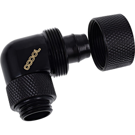 Złącze zaciskowe Alphacool eiszapfen 16 10 mm (czarne, obrotowe po stronie gwintu)