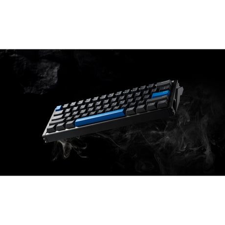 Klawiatura do gier Iqunix ez60 z przełącznikiem magnetycznym (czarna, układ amerykański (qwerty), gateron star trail, 60%, rgb, klawisze pbt z podwójnym strzałem)